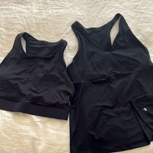 XL fabletics sports bra and tank